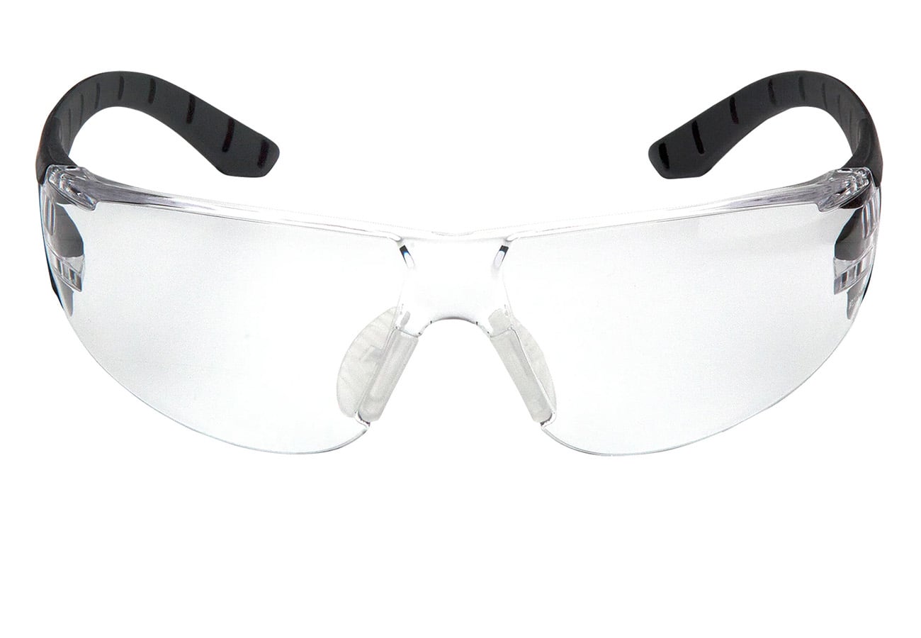 Pyramex Endeavor Plus Black Gray Clear H2X Safety Glasses