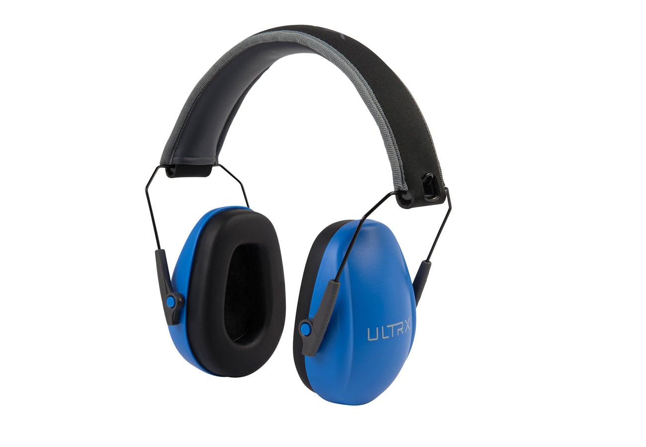 Allen Ultrx Slim Youth Passive Ear Muffs Blue