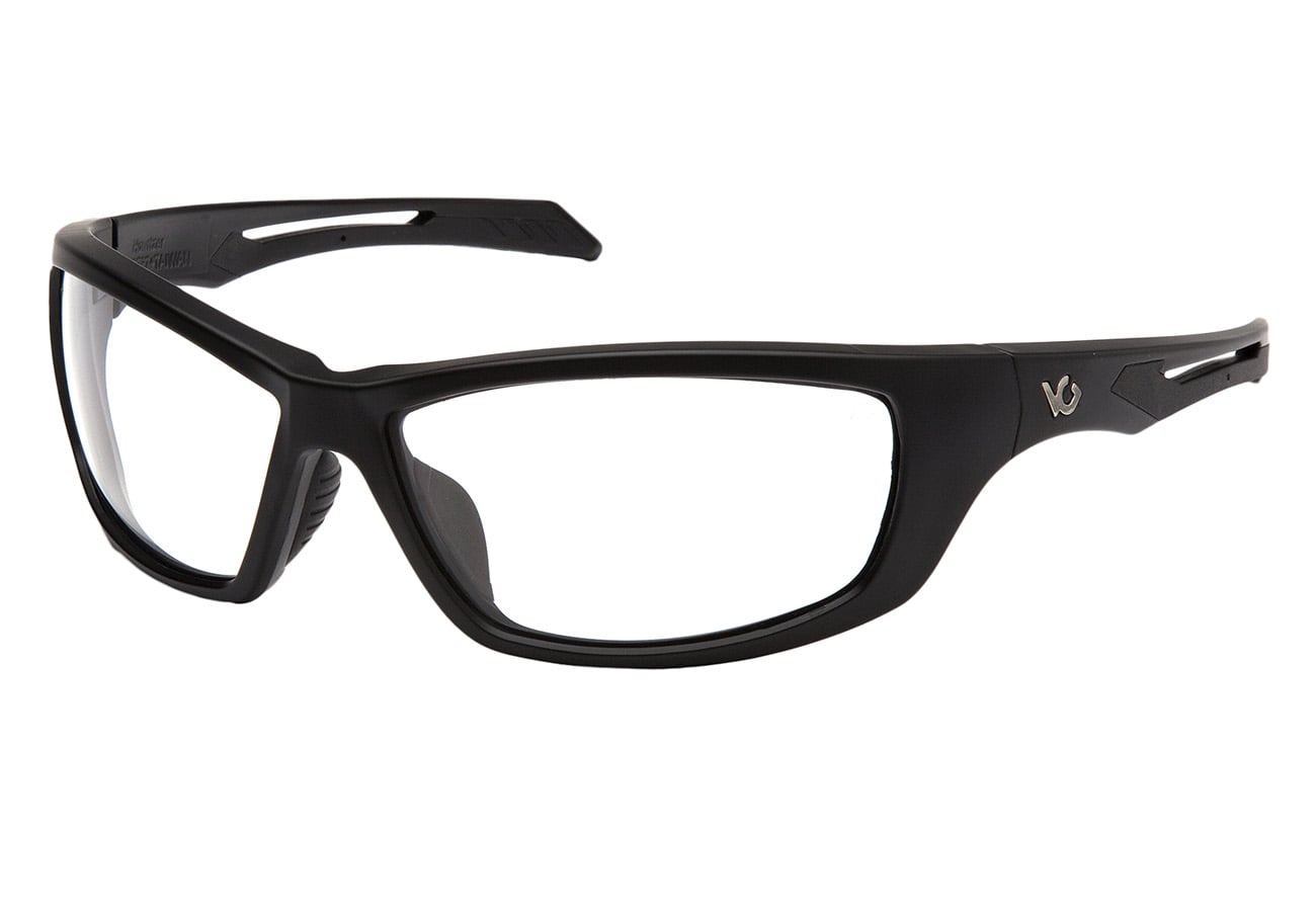 Pyramex Howitzer Black Frame Clear Anti-Fog Safety Glasses