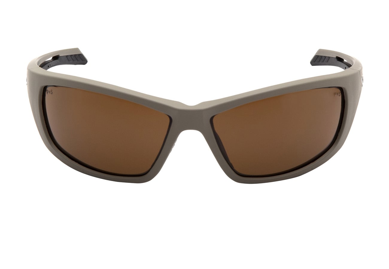 Pyramex Howitzer Tan Frame Bronze Anti-Fog Safety Glasses