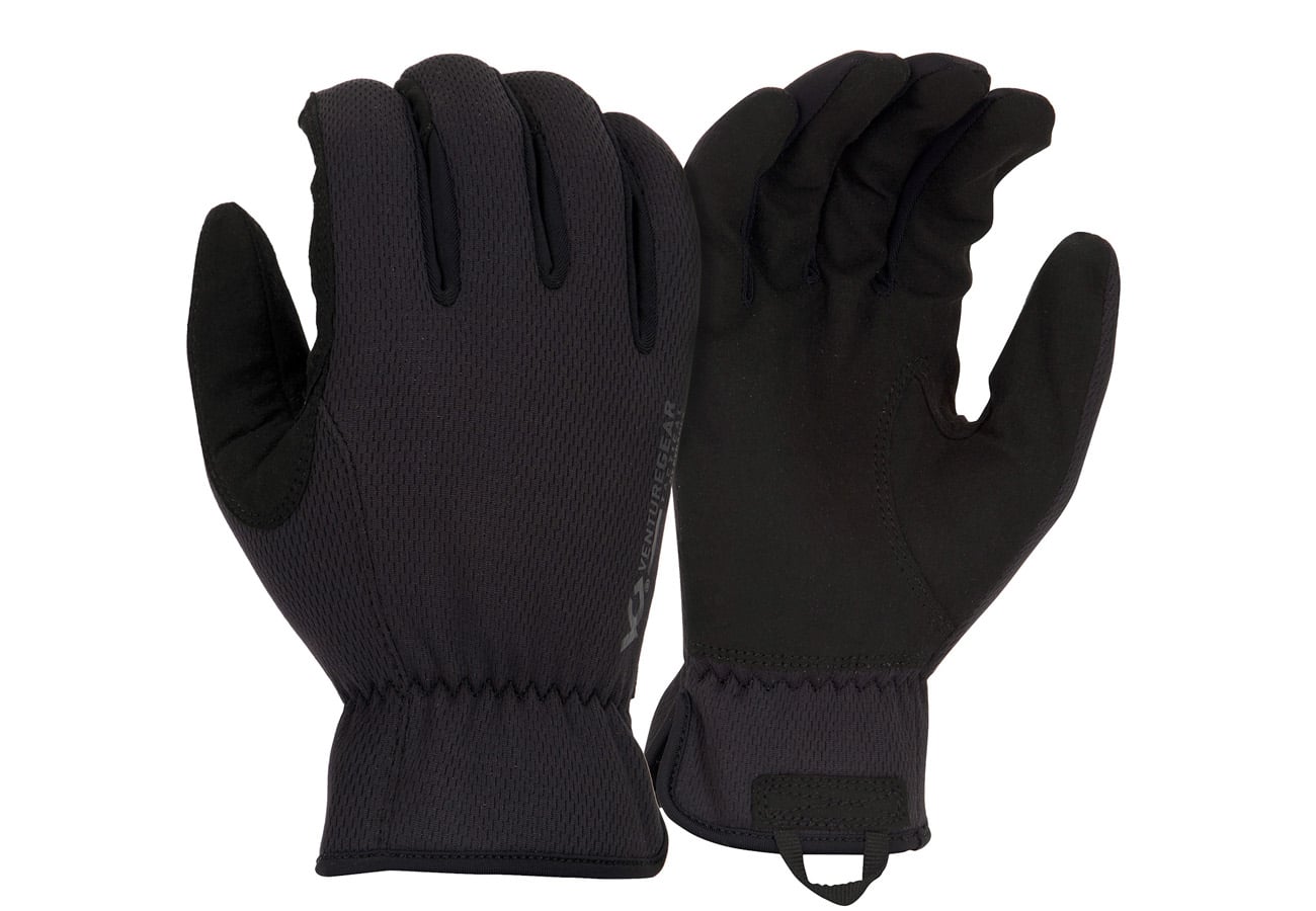 Pyramex Synthetic Leather Slip-On Gloves Black Brown Medium