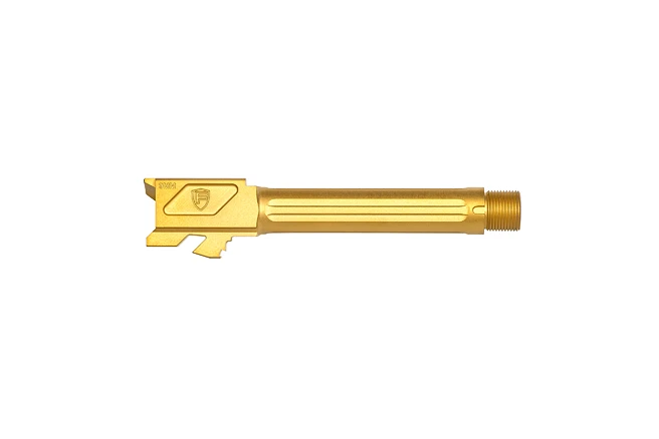Fortis Manufacturing Glock 19 Gen 1-5 & 19X 9mm Match Grade Threaded Barrel Gold TiN Finish