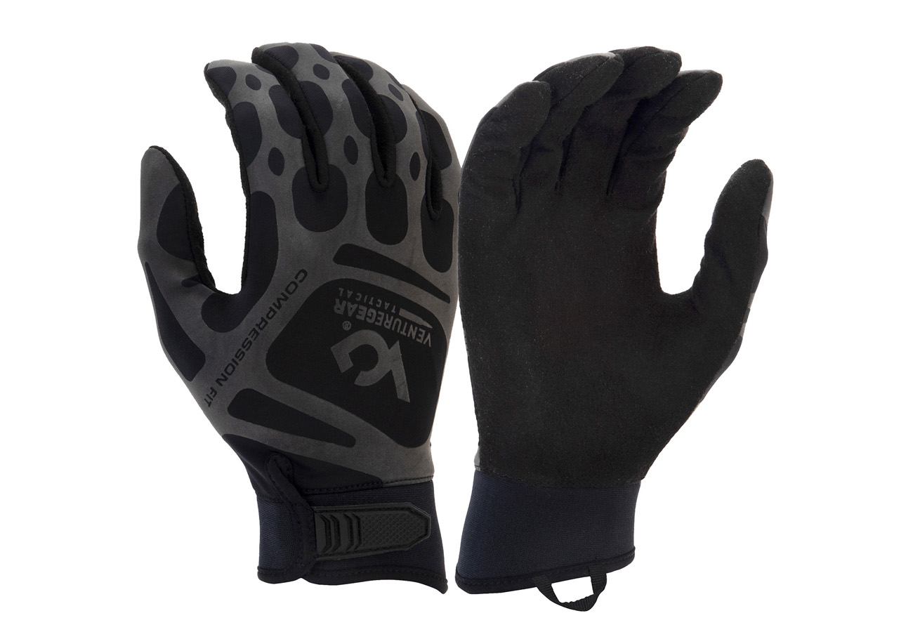 Pyramex Hook and Loop Compression Gloves Black XL