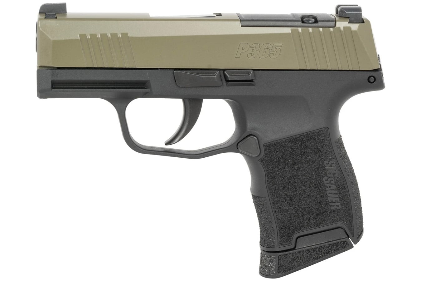 Sig Sauer P365 Micro Compact 9mm Striker-Fired Pistol with Moss Green Optic Ready Slide