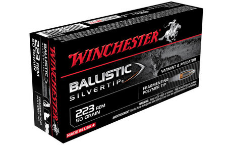WINCHESTER AMMO 223 Rem 50 gr Ballistic Silvertip 20/Box