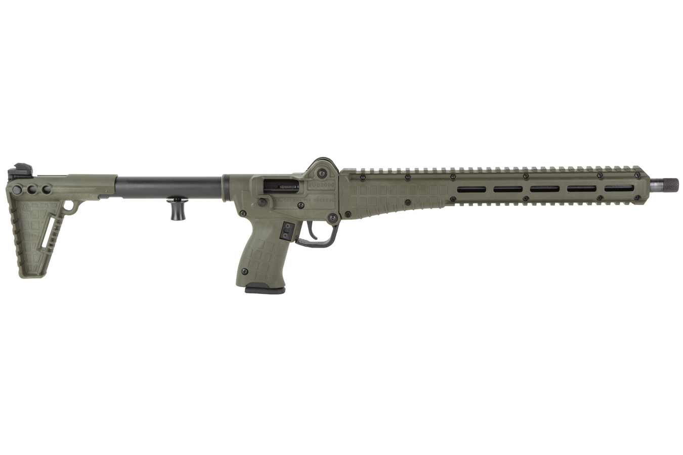 Kel-Tec Sub 2000 9mm Folding Rifle with Multi Mag Magwell Green