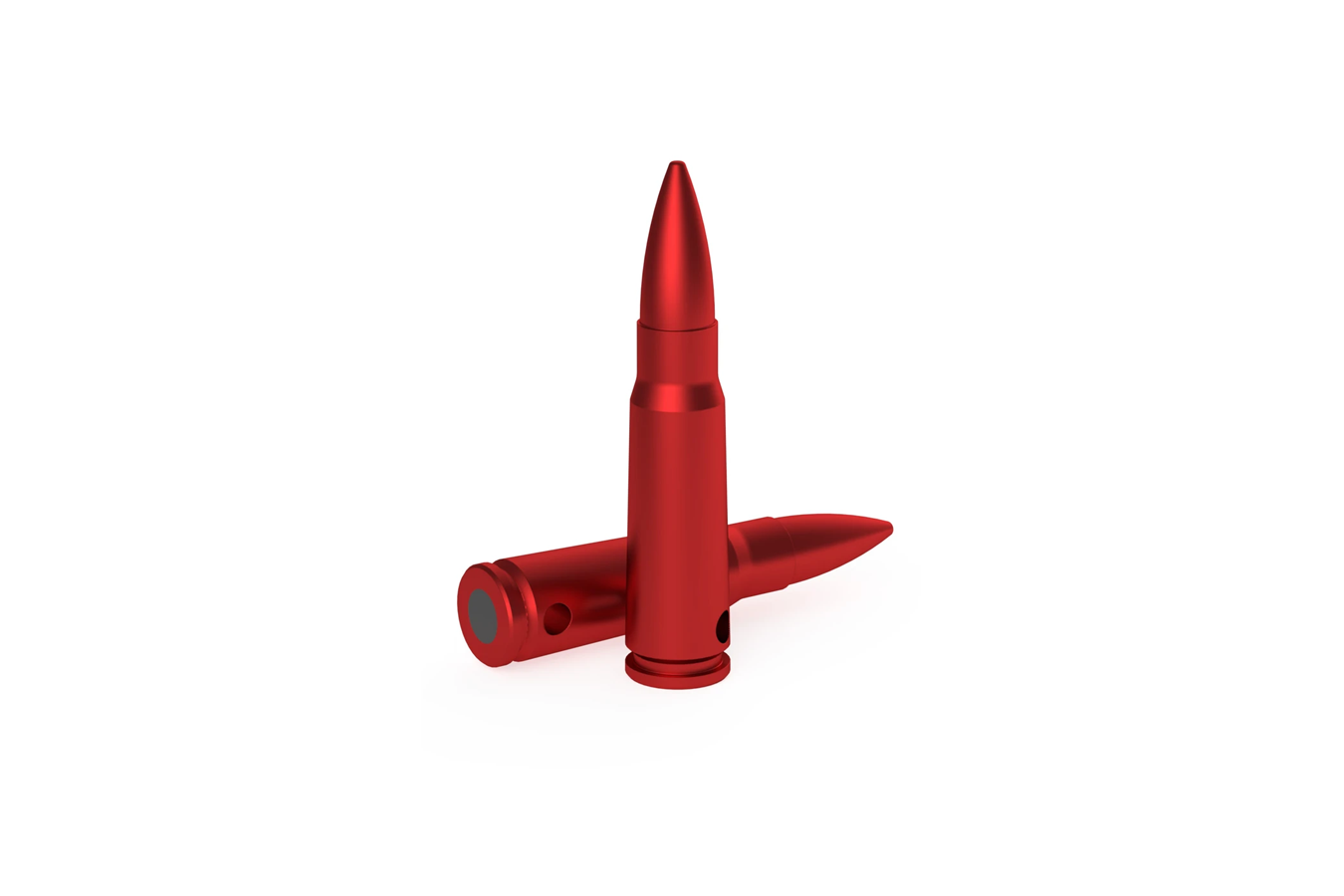 Birchwood Casey 7.62x39 DuraCap Training Dummy Rounds 4-Pack Red