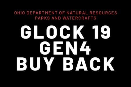 ODNR GLOCK 19 GEN4 9MM W/ NS AND (3) 15-RD MAGS 