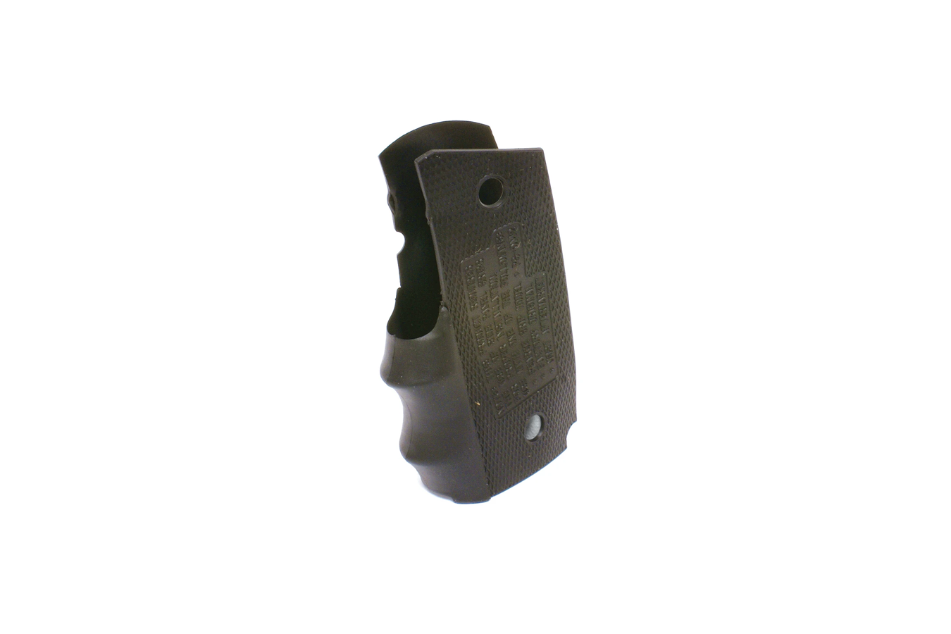 Pearce Grip 1911 Compact Model Rubber Finger Groove Insert Black