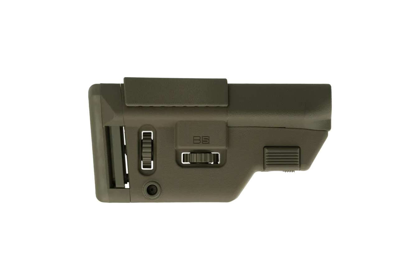 B5 Systems Collapsible Precision Stock Short Olive Drab for Mil-Spec Carbine Receiver Extensions