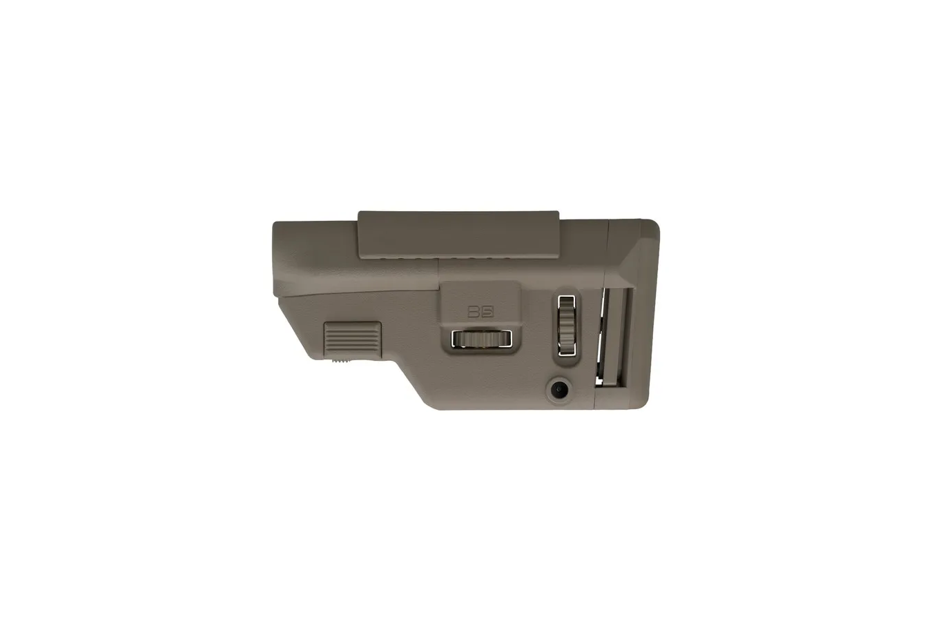 B5 Systems AR-15 Collapsible Precision Stock Long Flat Dark Earth for Mil-Spec Carbine Buffer Tubes