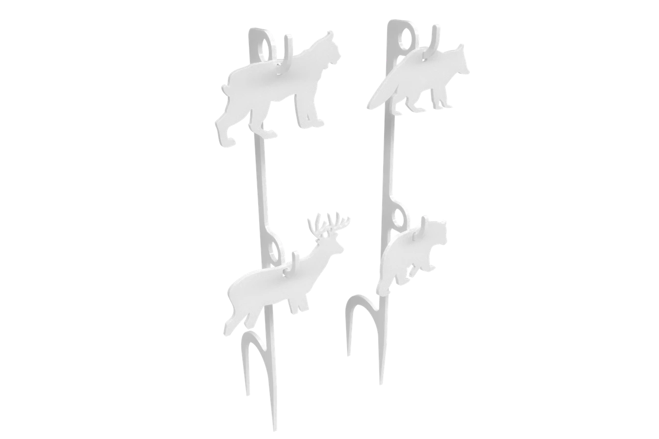 Birchwood Casey 22 Rimfire AR500 Animal Target Set