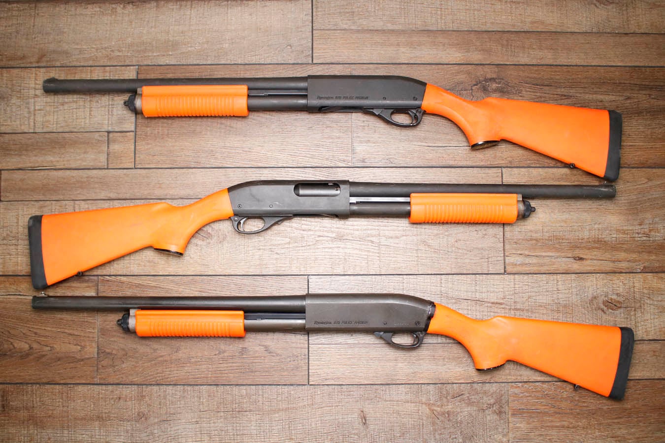 Remington 870 Police Magnum 12GA Police Trade-In Shotgun with Synthetic Orange Furniture