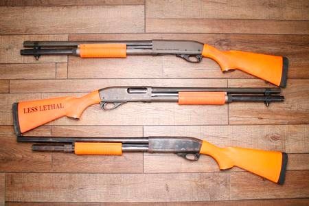 REMINGTON ODRC 870 POLICE MAGNUM 12GA SYNTHETIC ORANGE 20IN EXTENDED TUBE USED