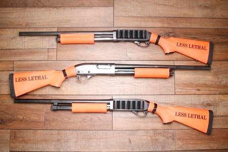 REMINGTON ODRC REMINGTON 870 WINGMASTER 12GA 20 INCH BARREL LESS LETHAL ORANGE STOCK USED