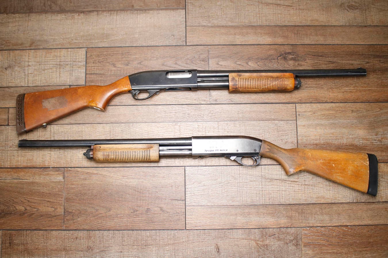 Remington 870 Magnum 12GA Police Trade-In Shotgun with Wood Stock
