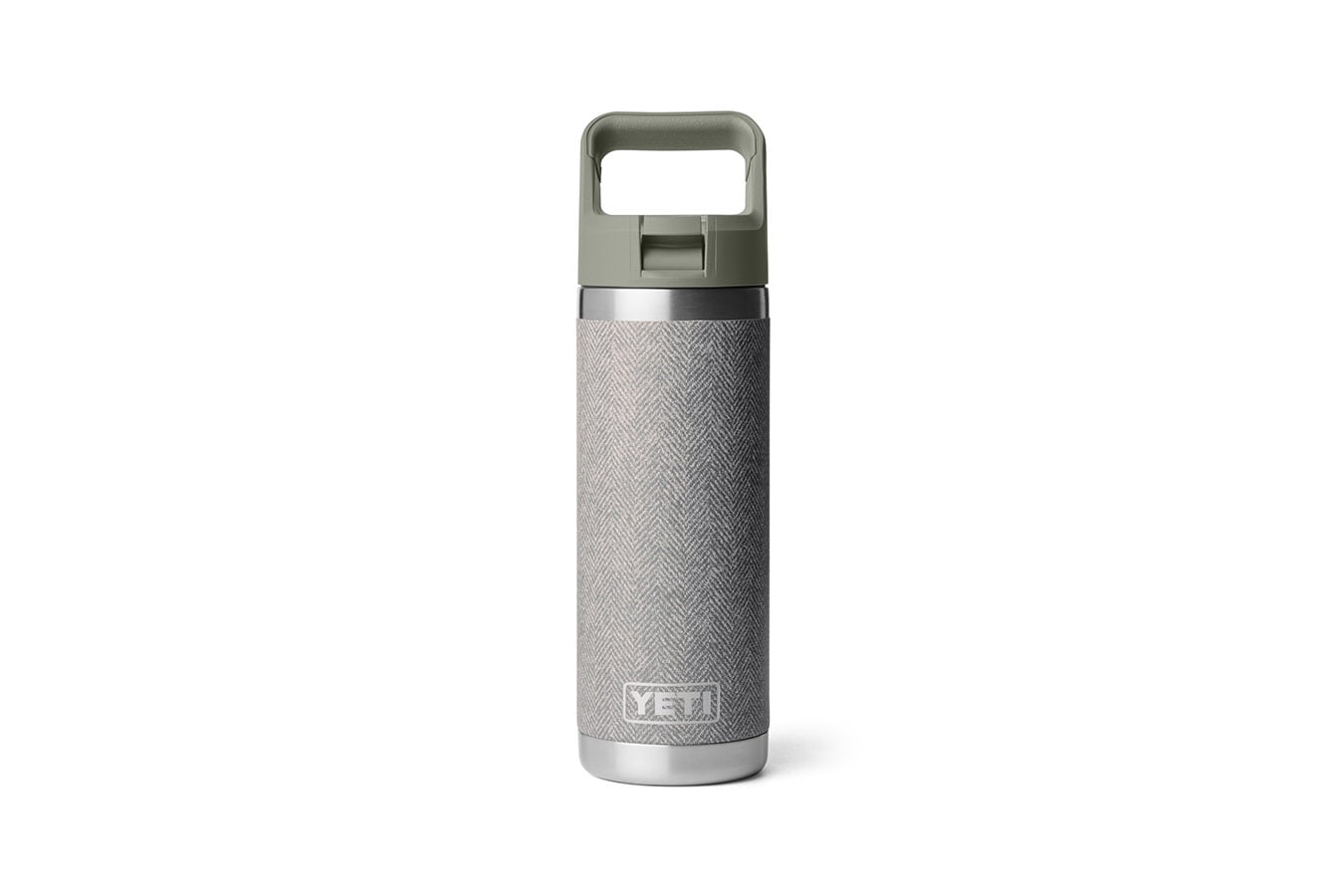 Yeti Coolers Rambler 18 oz Water Bottle with Straw Cap Riverhead Green