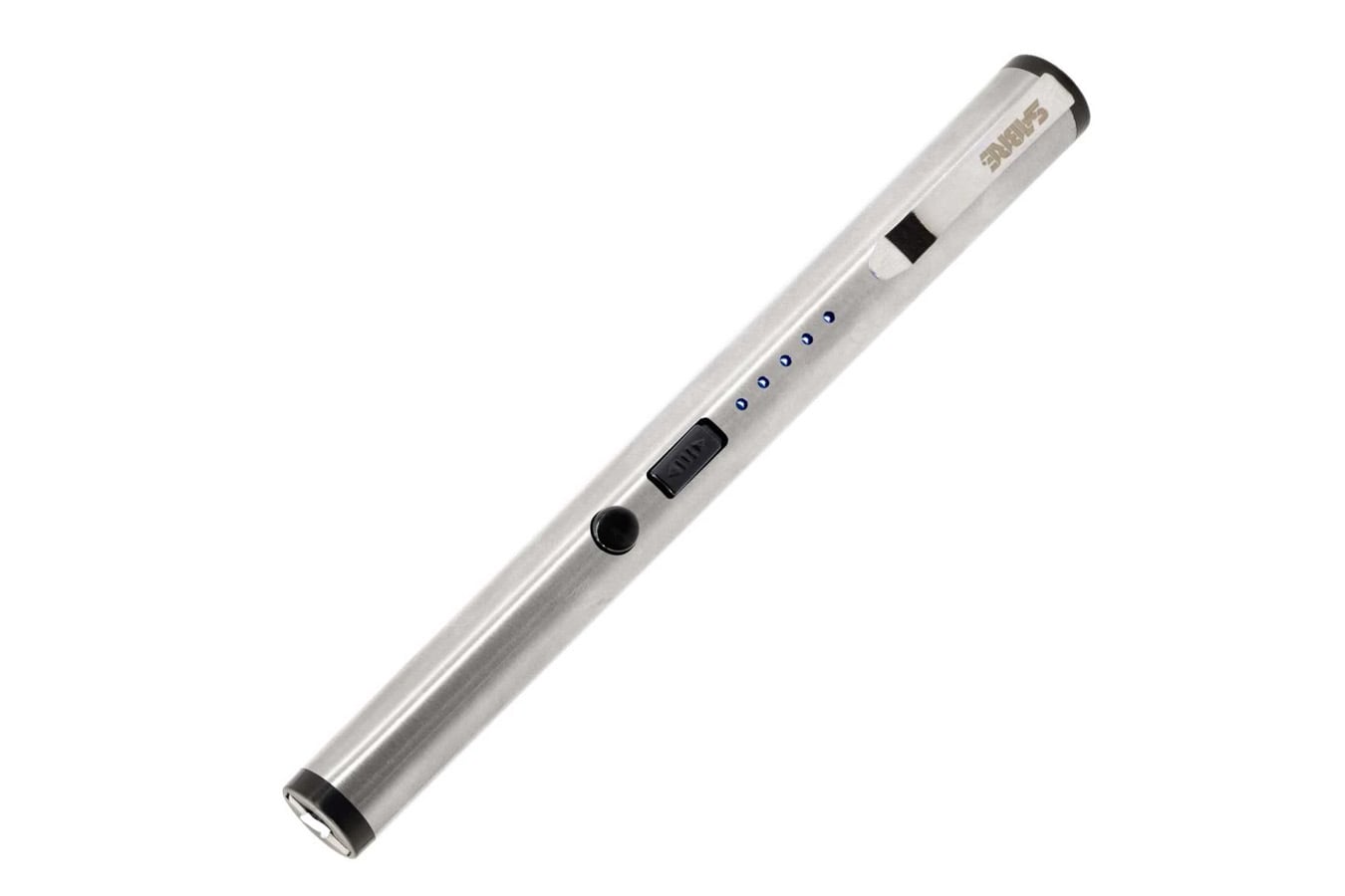 Sabre Pen Stun Gun with Attachment Clip Silver