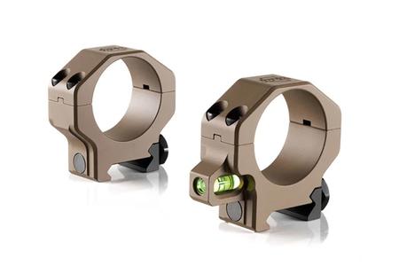 PRECISION 30MM MEDIUM (1.00`) WITH CO-LINEAR BUBBLE LEVEL, FDE CERAKOTE	 