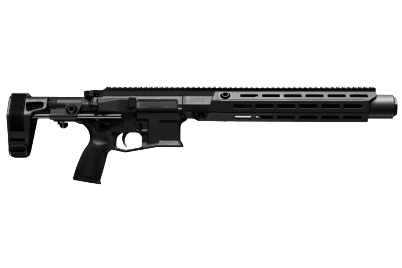 Maxim Defense SDX RFLX 300 Blackout Semi Auto Integrally Suppressed AR Style Pistol with Black Cerakote Finish and Brace