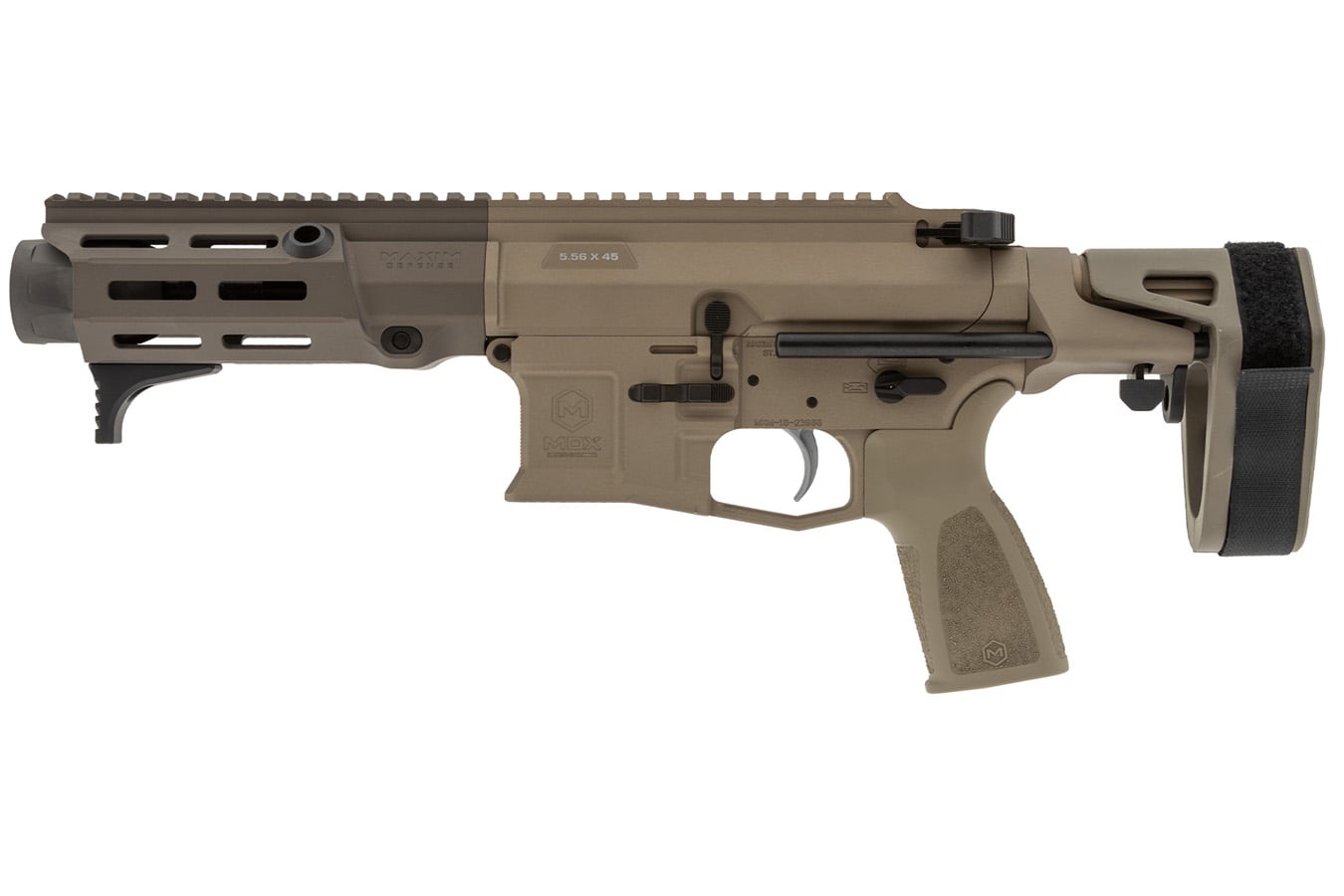 Maxim Defense PDX 7.62X39 Semi-automatic Pistol with FDE Finish and Brace