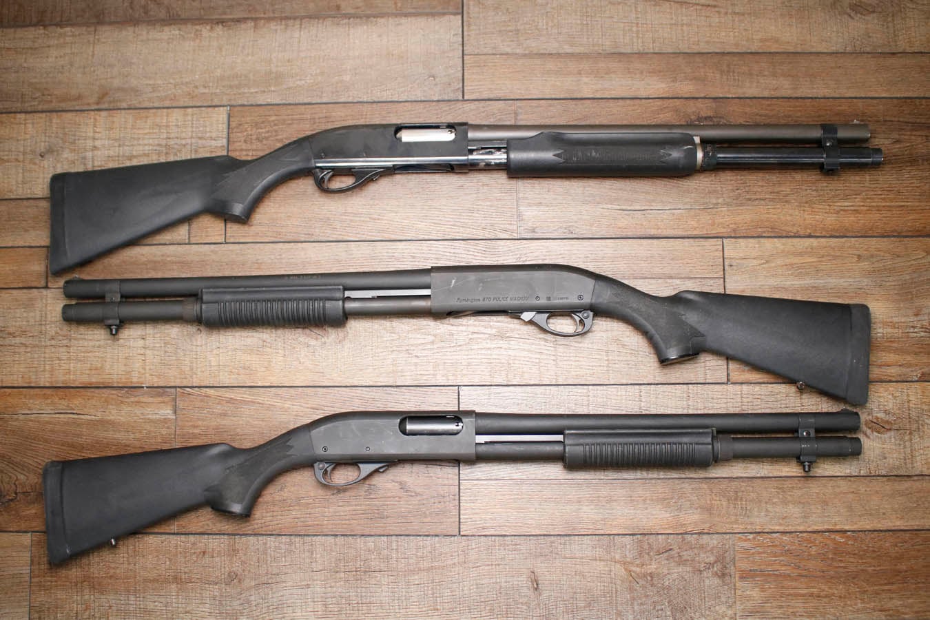 Remington 870 Police Magnum 12GA Police Trade-In Shotgun with Synthetic Stock and Extended Tube Mag