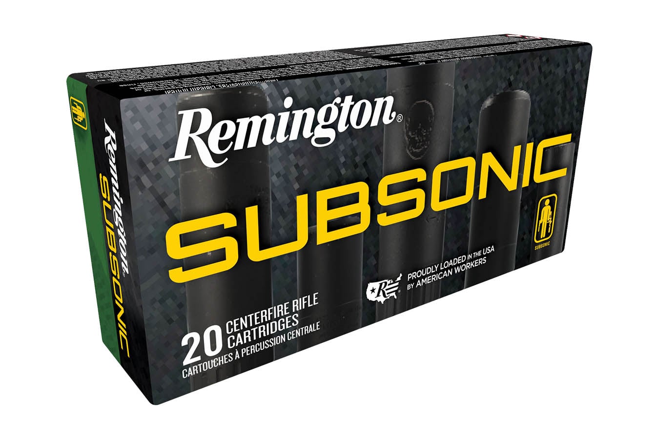 Remington 45-70 Government 300gr BHP Subsonic 20/Box