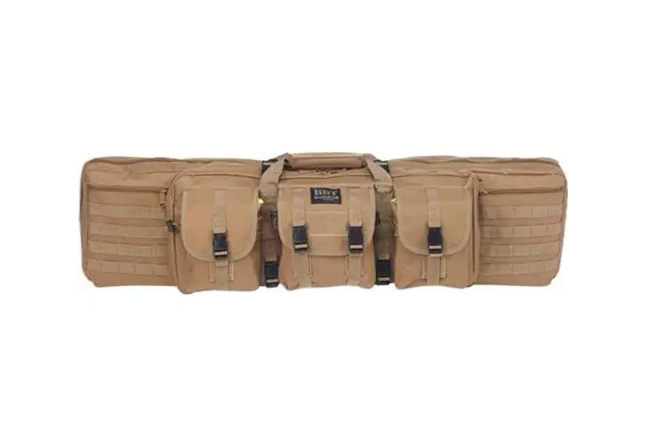 Bulldog 37 Inch Double Tactical Rifle Case Tan