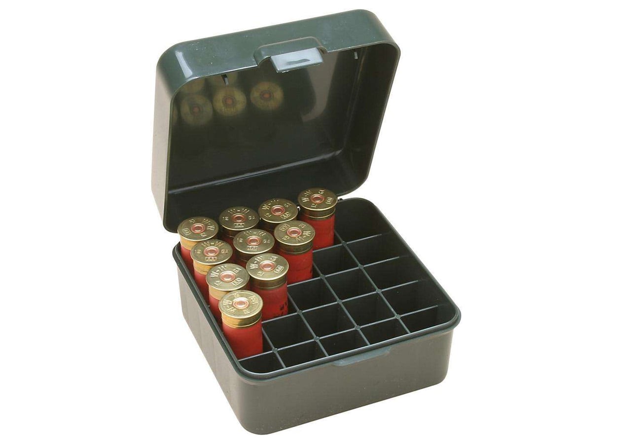 MTM 25 Round Shotshell Box 10 12 Gauge 3.5 Inch Forest Green