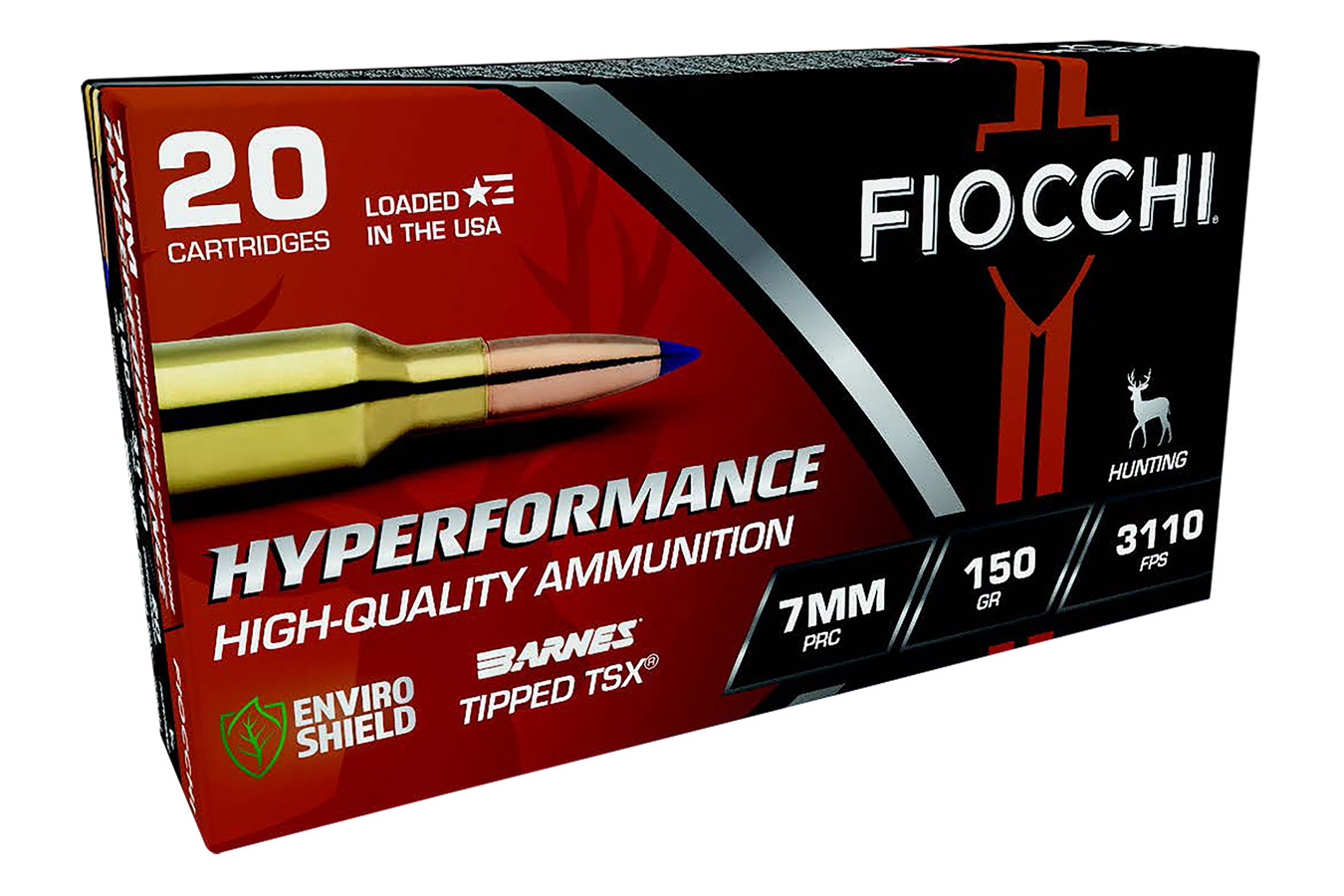 Fiocchi 7mm PRC 150gr Hyperformance Barnes Tipped TSX 20/Box