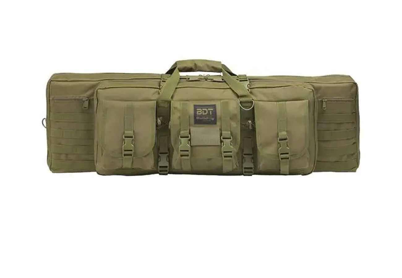 Bulldog 43 Inch Double Tactical Rifle Case Green