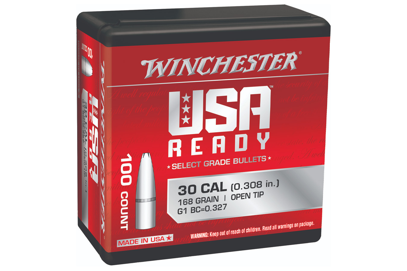 Winchester 308 Win 168gr Open Tip 100/Box