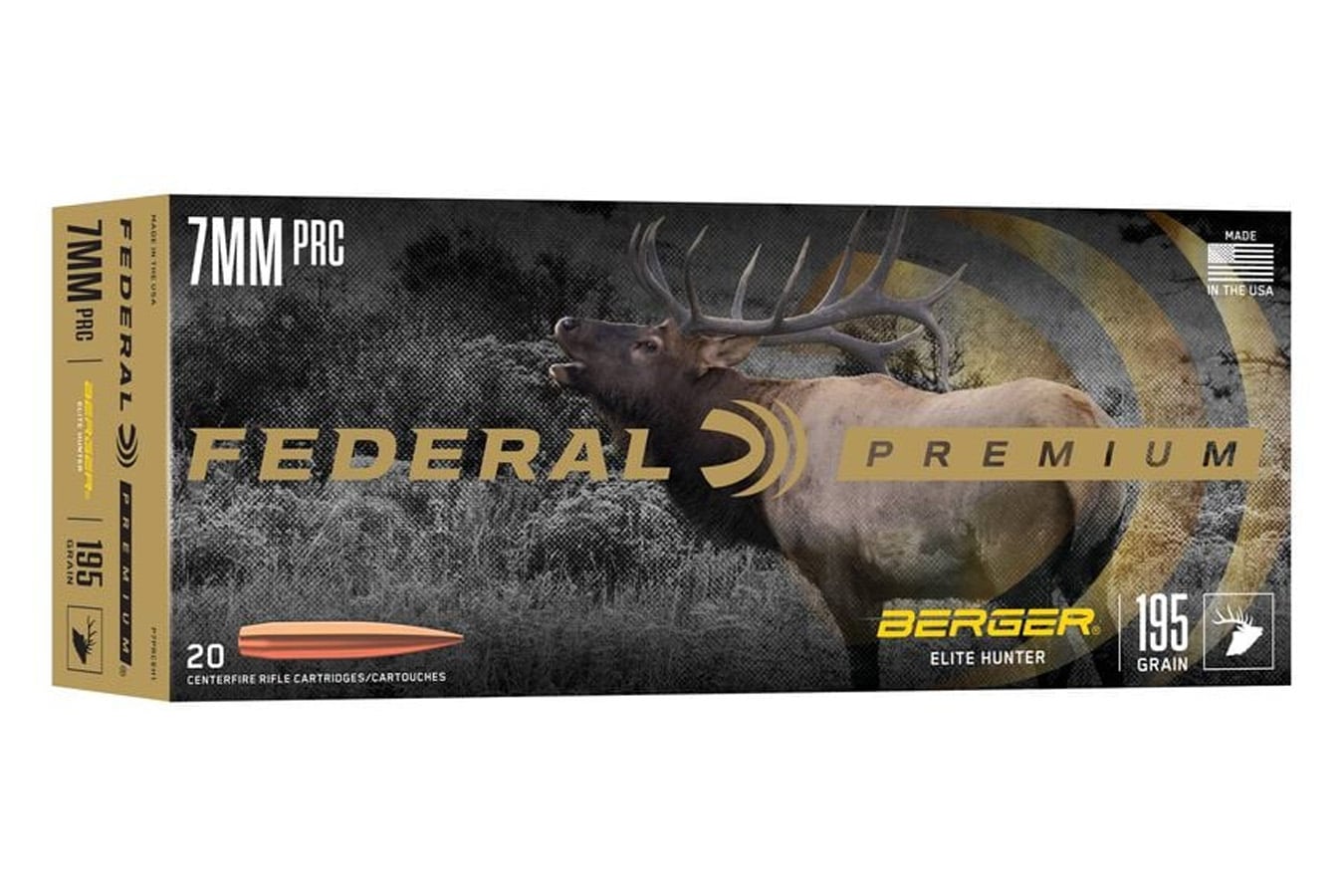 Federal 7MM PRC 195 Grain Berger Elite Hunter 20/Box