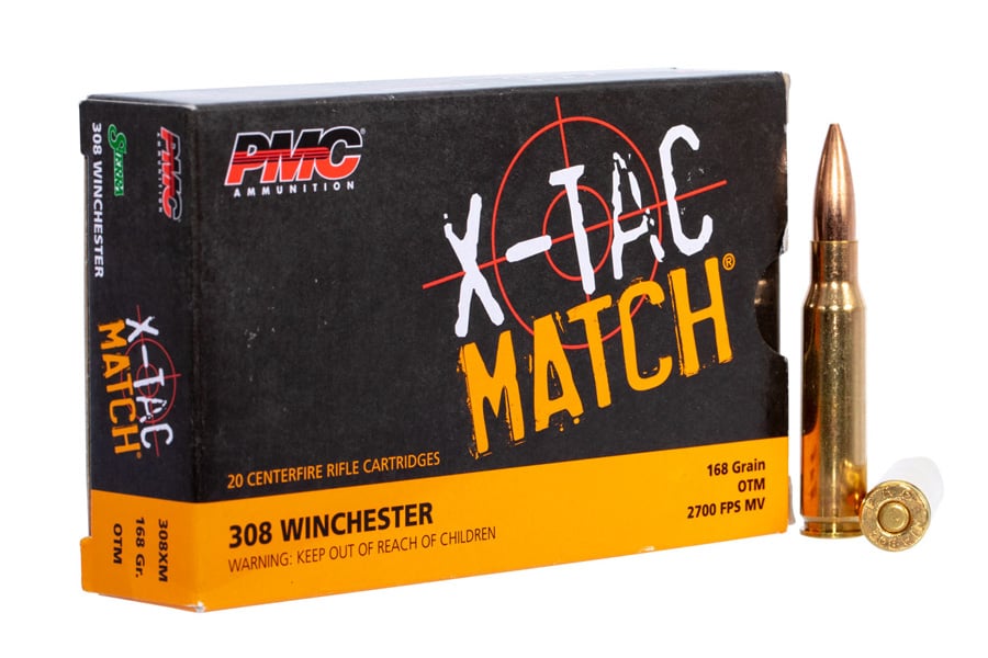 PMC 308Win 168gr X-Tac Open Tip Match 20/Box