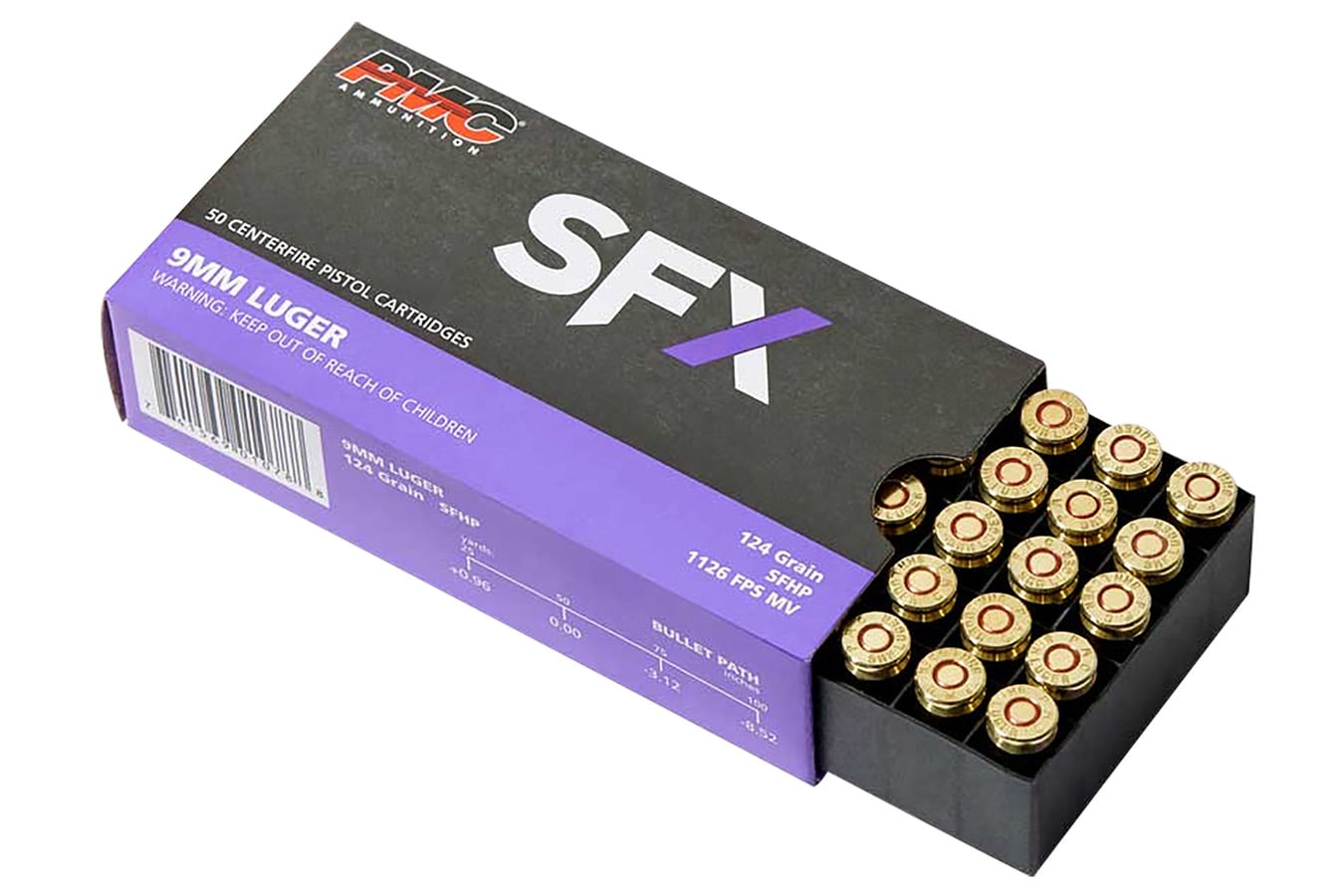 PMC 9mmLuger 124gr SFx StarFire Hollow Point 50/Box