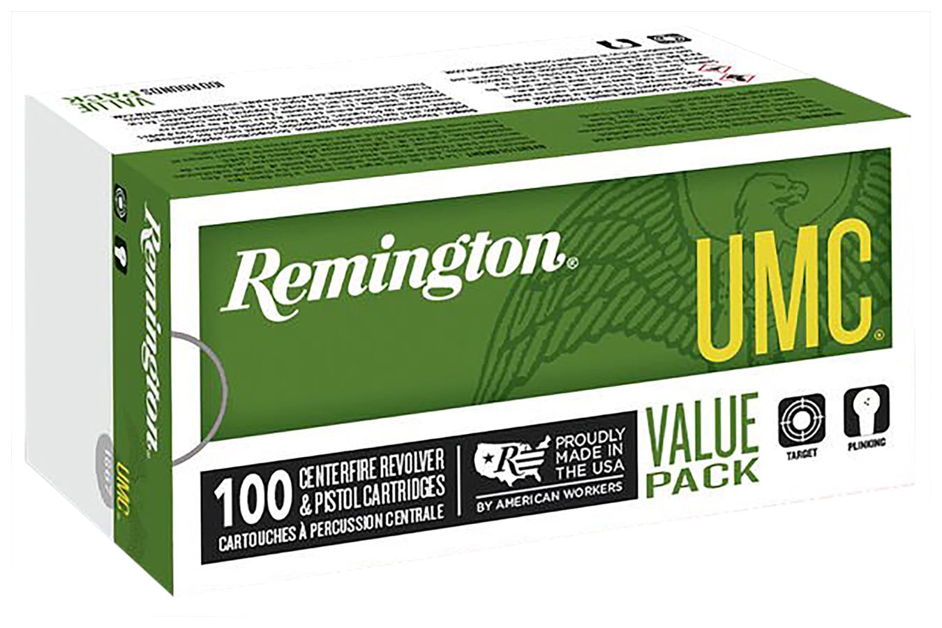 Remington 40 S&W 180gr UMC Value Pack Jacketed Hollow Point 100/Box