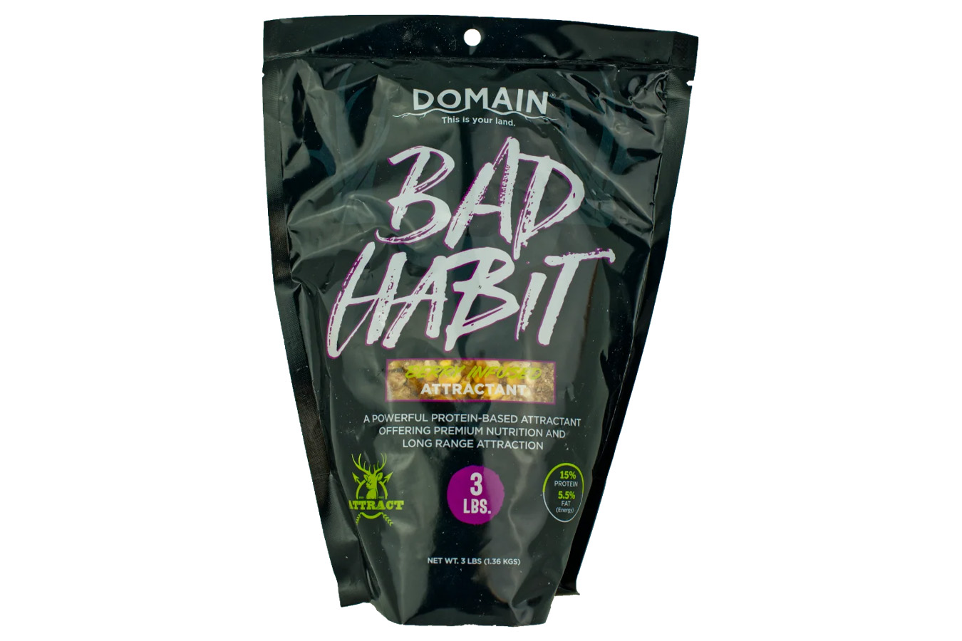 Domain Outdoors Bad Habit Deer Attractant - 3 lb
