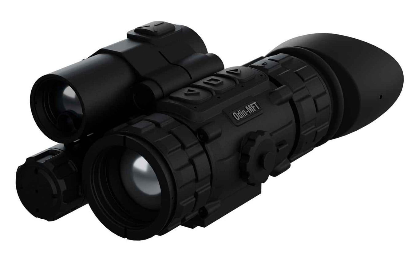 ATN ODIN 6 MFT 640 Thermal Monocular with Laser Rangefinder, 1-8x Magnification, 25mm Objective, Black