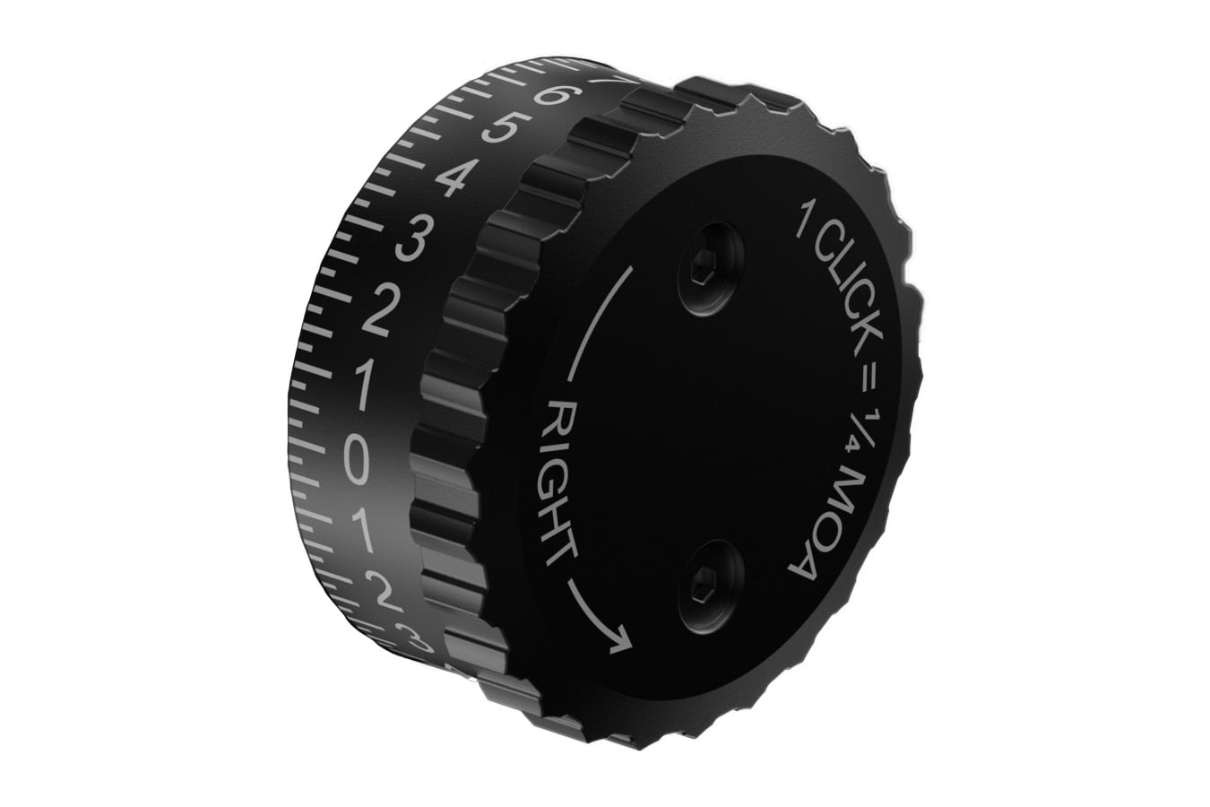Burris Advanced Exposed Windage Knob for Fullfield Rifle Scope, Black Matte Aluminum