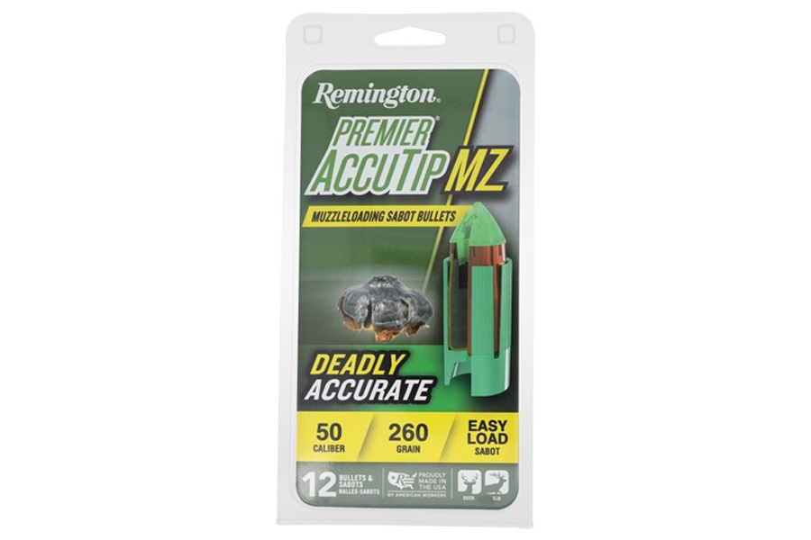 Remington 50Cal 260gr Premier AccuTip Sabot Slug 12/Box