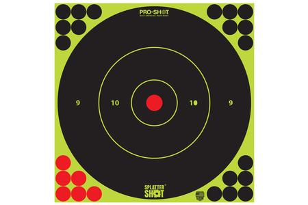 PROSHOT 12B-GREEN-TG12PK 12 SPLATTER BULLSEYE GRN