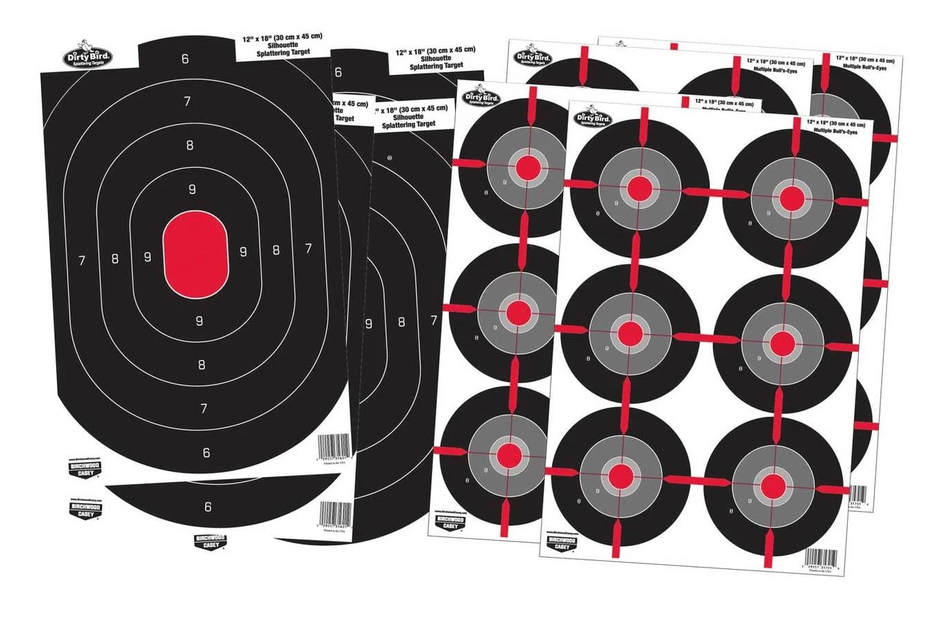 Birchwood Casey Dirty Bird Target Combo – 8 Pack