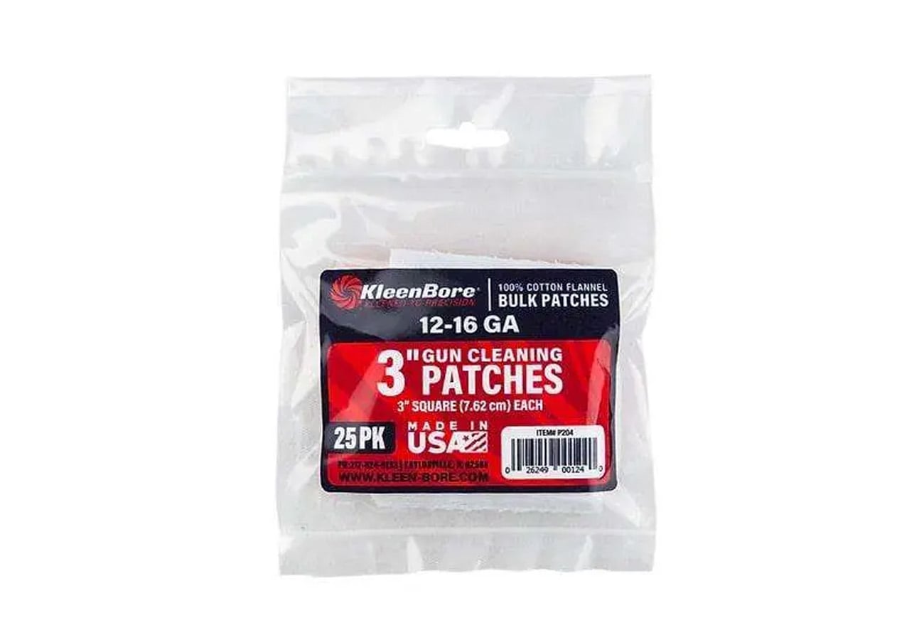 Kleen Bore 12 16 Gauge Cotton Cleaning Patches