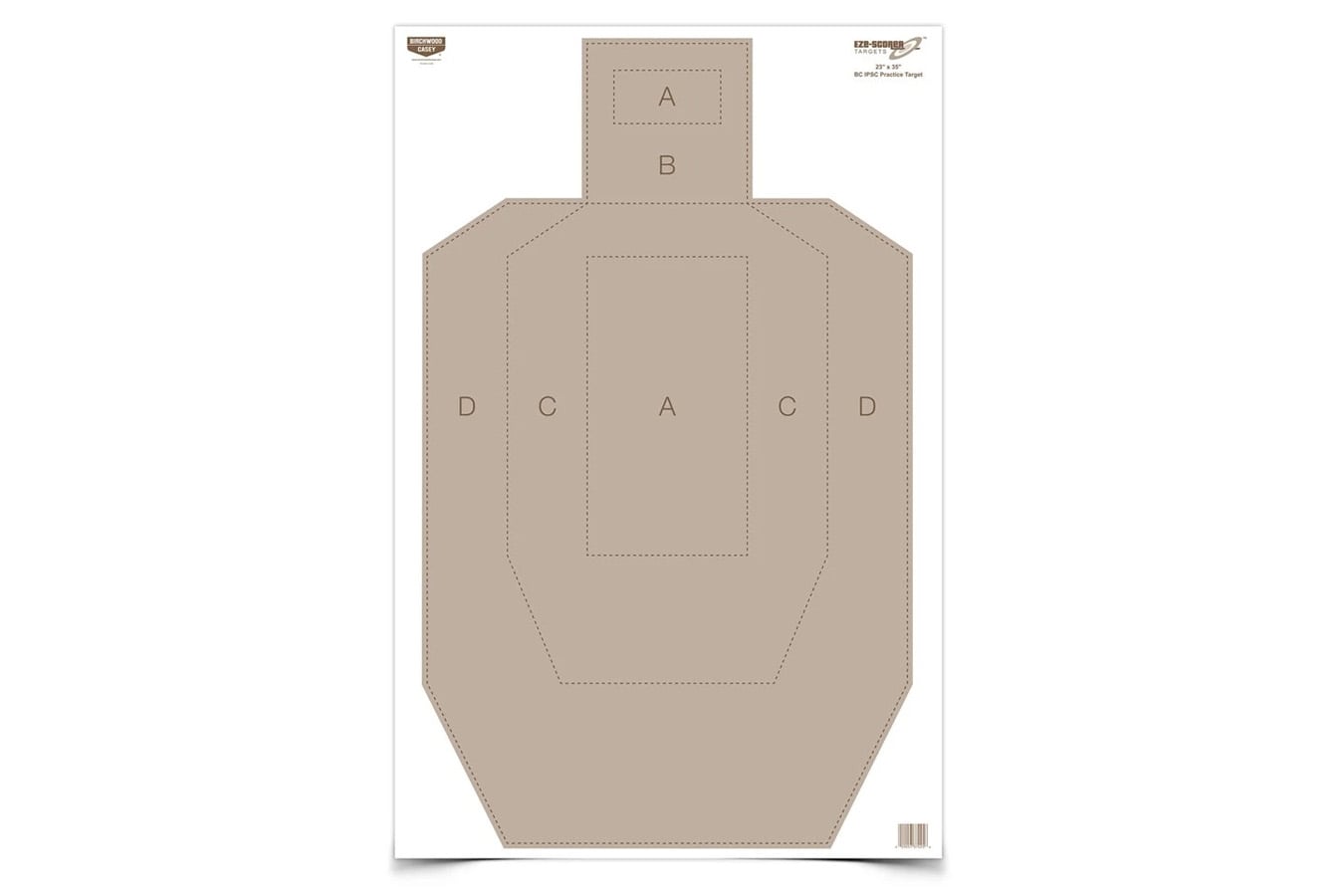 Birchwood Casey EZE-Scorer IPSC Practice Targets – 5 Pack