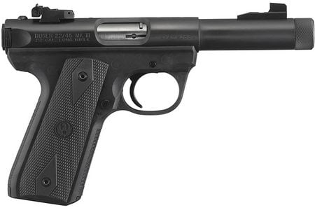 RUGER 22/45 Mark III 22LR Rimfire Pistol with Threaded Barrel