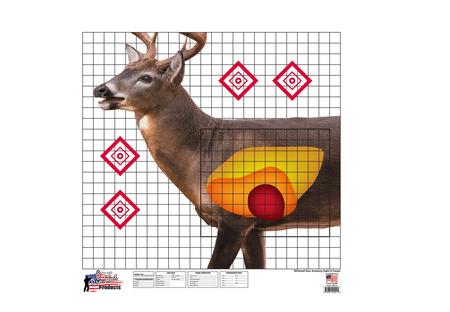PROSHOT WDSI-5PK  25X25 WHTTAL SIGHT-IN TRGT