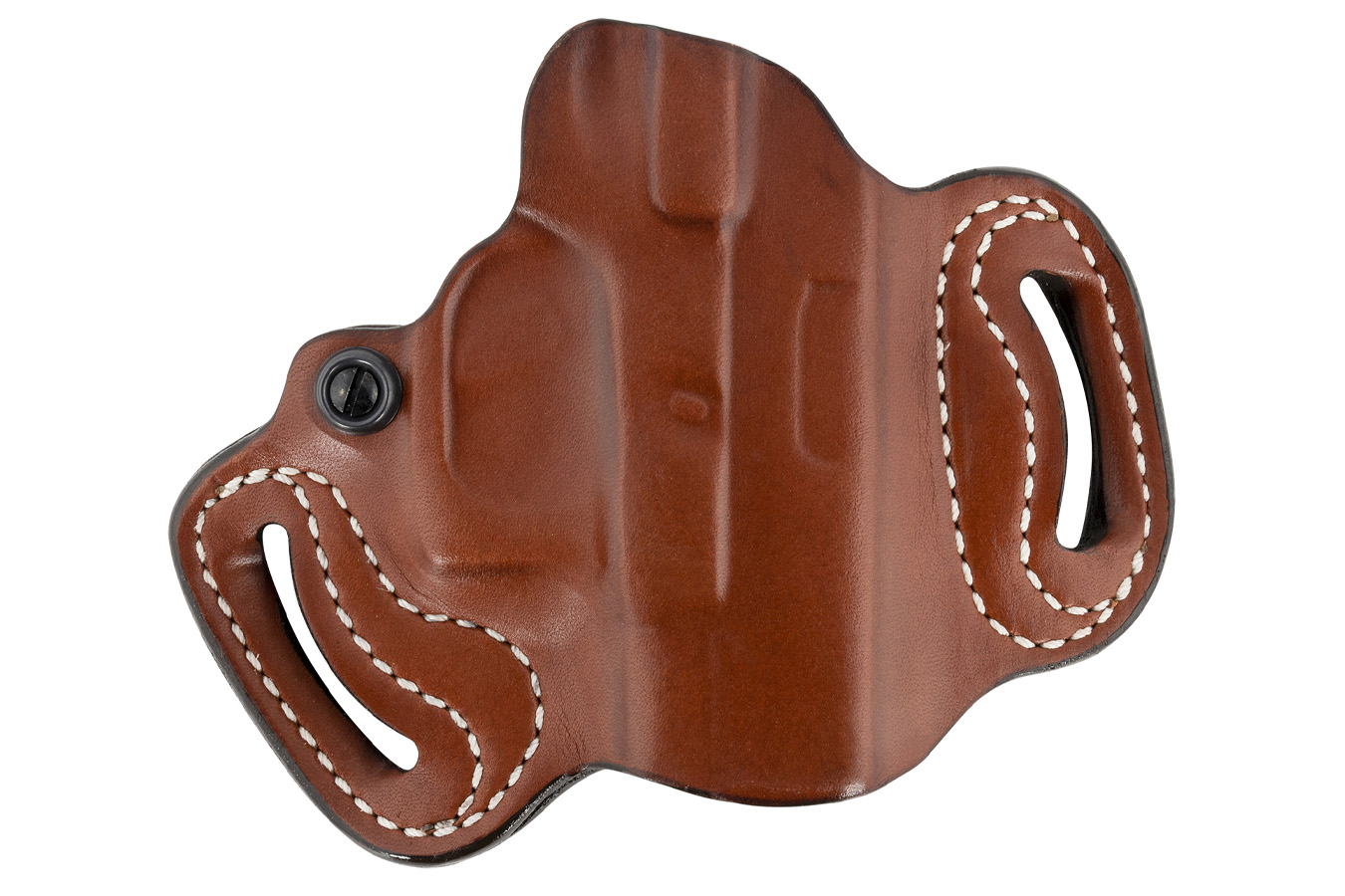 Desantis Mini Slide OWB Tan Leather Belt Slide Holster for Most Glocks
