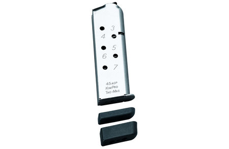 KIMBER 1911 45 ACP 7 Round Stainless Tac-Mag