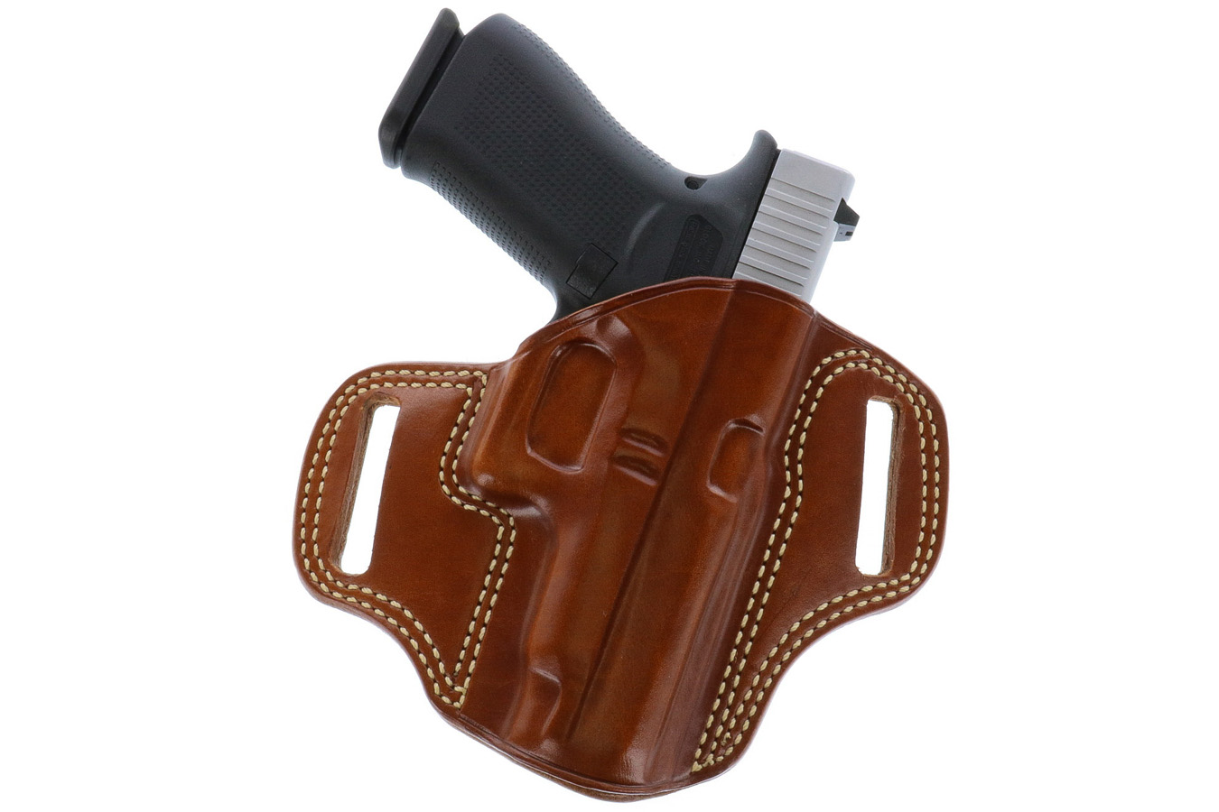 Galco Combat Master Belt Holster for Ruger, Smith & Wesson & Taurus Revolvers – Right Hand – Tan