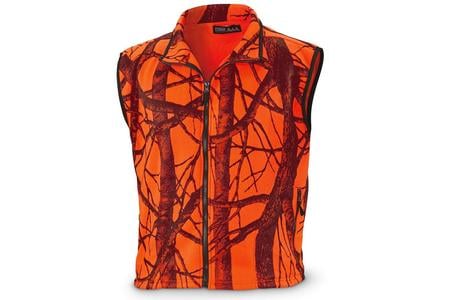 FLEECE ZIPPERED VEST